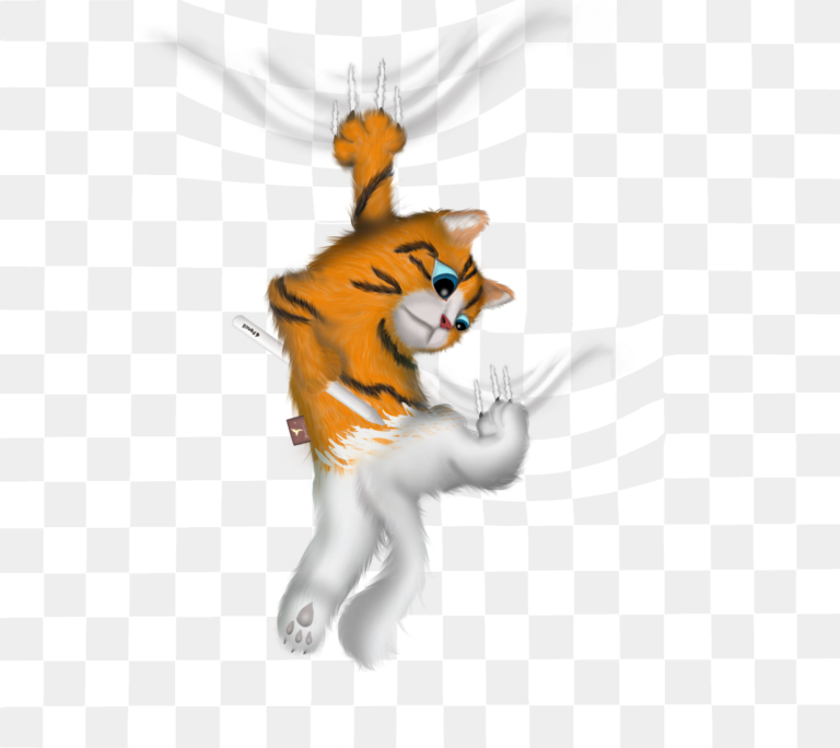 Exklusives Stoffdesign Png Katze